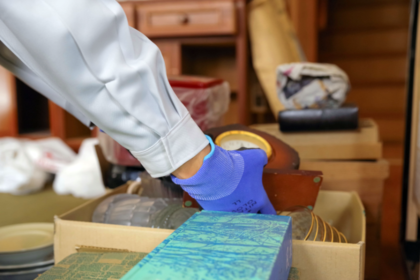 不用品の仕分け